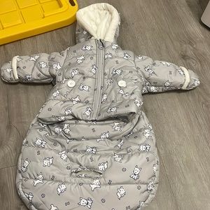 Baby Snowsuit Jacket Winter Coat Fleece Warm new hoodie London fog